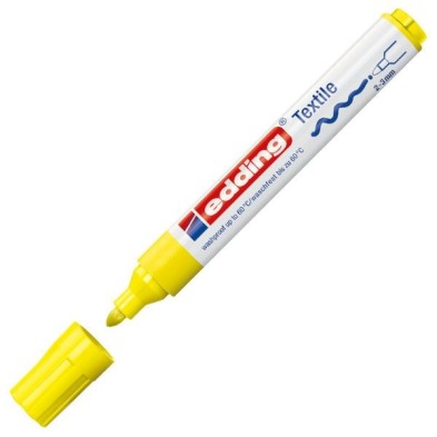 Fine art shop - Edding Textile Marker 4500 Neon Yellow 65, 2-3 mm. tip | totenart.com