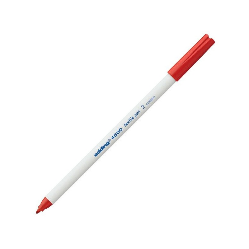 Fine art shop - Edding Textile Marker 4600 Red 02, 1 mm. tip | totenart.com