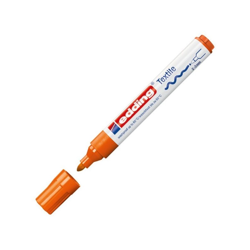Fine art shop - Edding Textile Marker 4500 Orange 06, 2-3 mm. tip | totenart.com