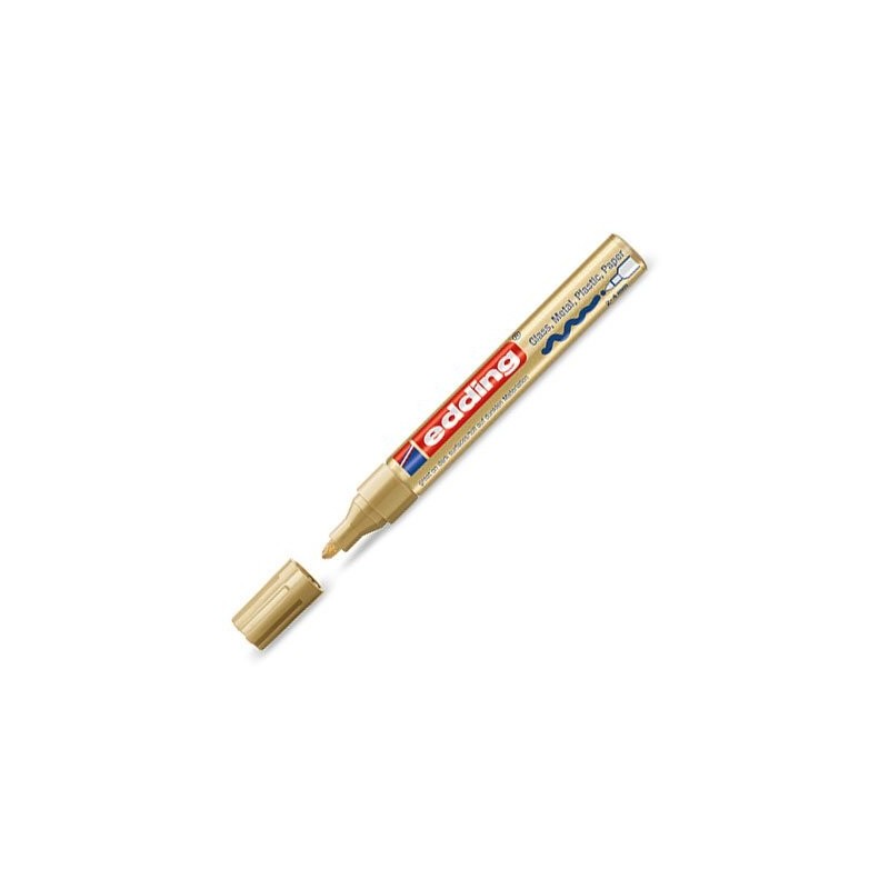 Fine art shop - \nOpaque Ink Pen Edding 750 Gold 53, round tip 2-4 mm. | totenart.com