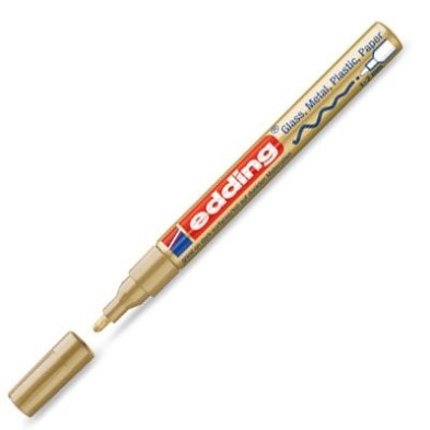 Fine art shop - \nOpaque Ink Pen Edding 751 Gold 53, round tip 1-2 mm. | totenart.com