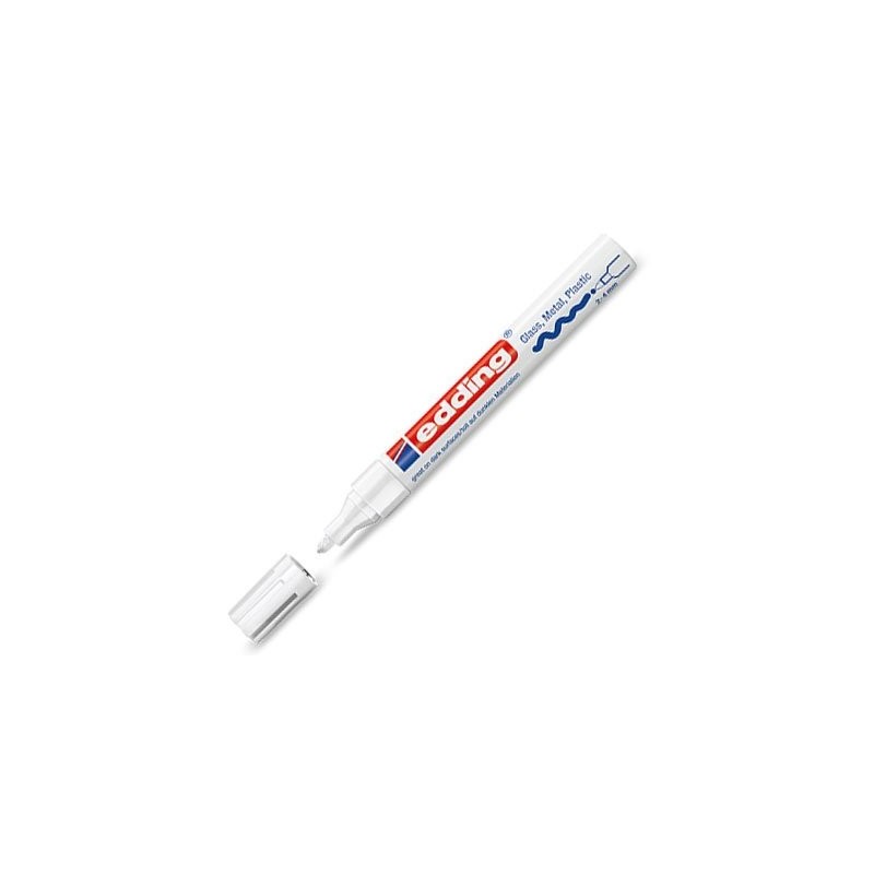 Fine art shop - \nOpaque Ink Pen Edding 750 White 49, round tip 2-4 mm. | totenart.com