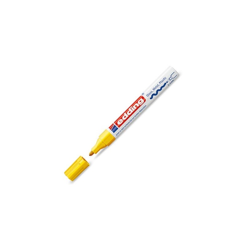 Fine art shop - \nOpaque Ink Pen Edding 750 Yellow 05, round tip 2-4 mm. | totenart.com