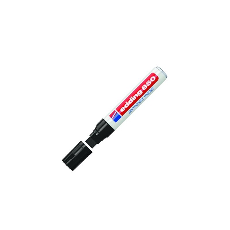 Fine art shop - Edding Permanent Marker 850 Black 01, 5-15 mm. beveled tip | totenart.com