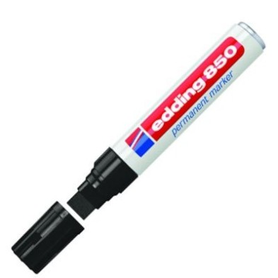 Fine art shop - Edding Permanent Marker 850 Black 01, 5-15 mm. beveled tip | totenart.com