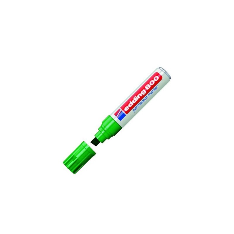 Fine art shop - Edding Permanent Marker 800 Green 04, 4-12 mm. beveled tip | totenart.com