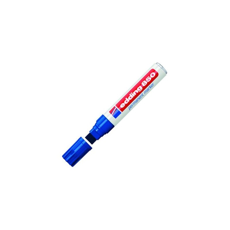 Fine art shop - Edding Permanent Marker 850 Blue 03, 5-15 mm. beveled tip | totenart.com