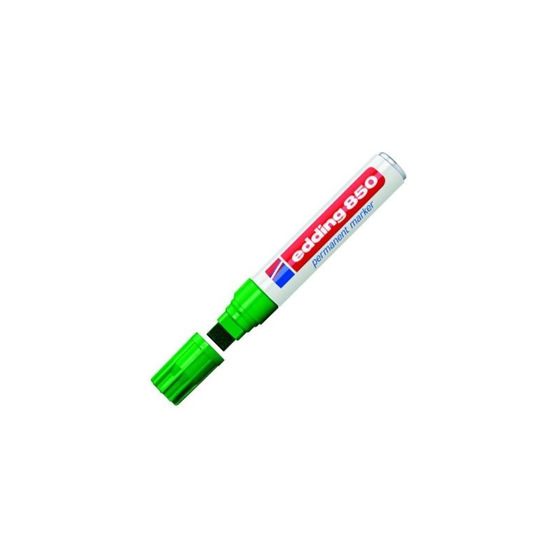 Fine art shop - Edding Permanent Marker 850 Green 04, 5-15 mm. beveled tip | totenart.com