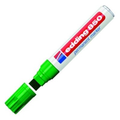 Fine art shop - Edding Permanent Marker 850 Green 04, 5-15 mm. beveled tip | totenart.com