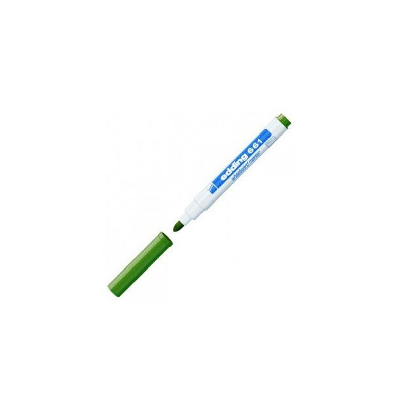 Fine art shop - \nMarker Pen White Edding 661 Green 04, round tip 1-2 mm | totenart.com