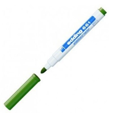 Fine art shop - \nMarker Pen White Edding 661 Green 04, round tip 1-2 mm | totenart.com