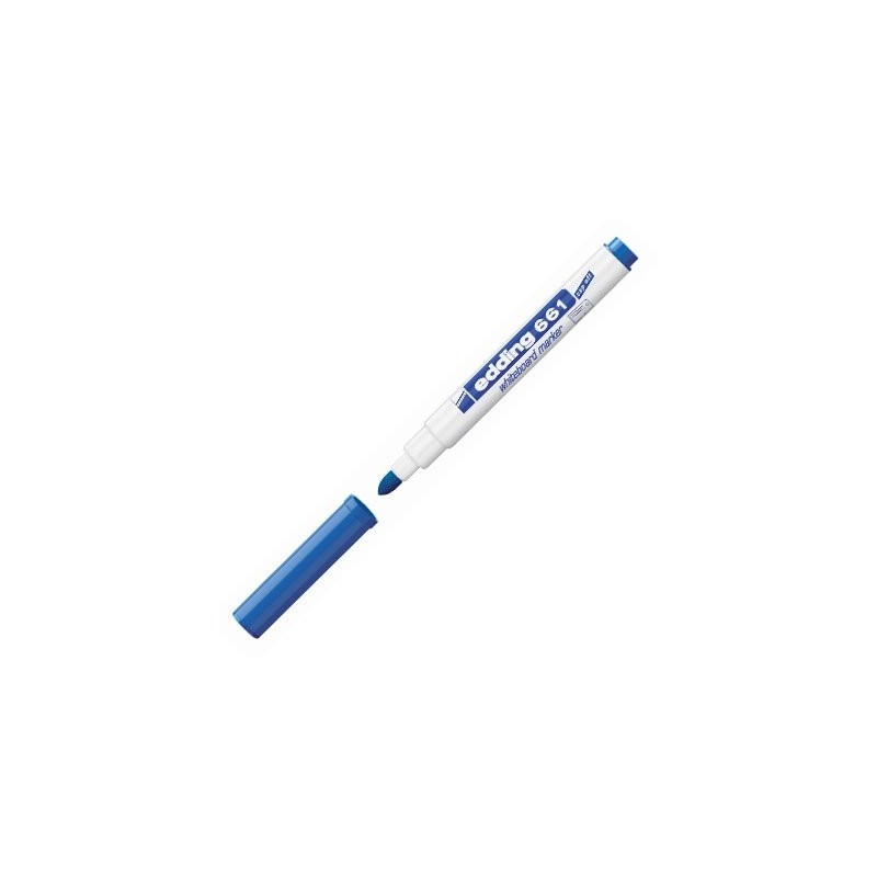 Fine art shop - \nMarker Pen White Edding 661 Blue 03, round tip 1-2 mm | totenart.com