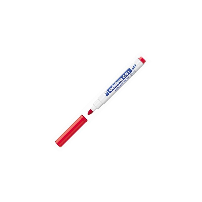 Fine art shop - \nMarker Pen White Edding 661 Red 02, round tip 1-2 mm | totenart.com