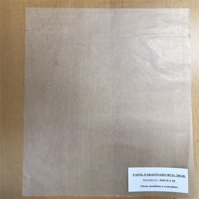 Paraffined White, 60x80 cm.