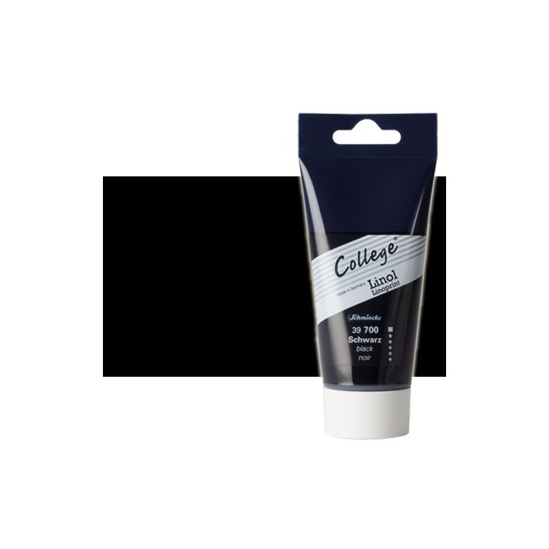 Fine art shop - \nBlack linocut ink Schmincke College Linoprint 75 ml. | totenart.com