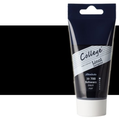 Fine art shop - \nBlack linocut ink Schmincke College Linoprint 75 ml. | totenart.com