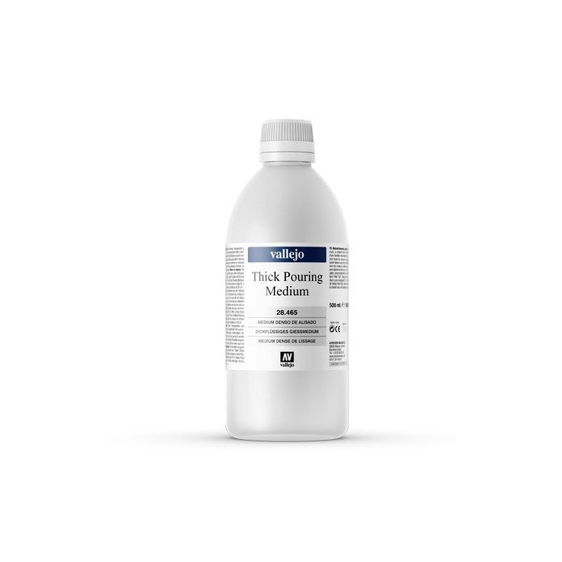 Fine art shop - Thick Pouring Medium Vallejo, 500 ml.  -POURING MEDIUM- | totenart.com