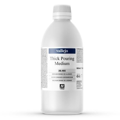 Fine art shop - Thick Pouring Medium Vallejo, 500 ml.  -POURING MEDIUM- | totenart.com