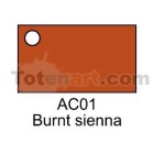 Fine art shop - Acrylic Fevicryl, Burnt Sienna, 200 ml. | totenart.com