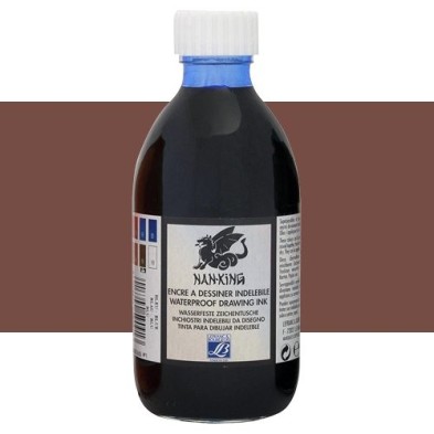 Chinese Drawing Ink Sepia Lefranc, 250 ml.