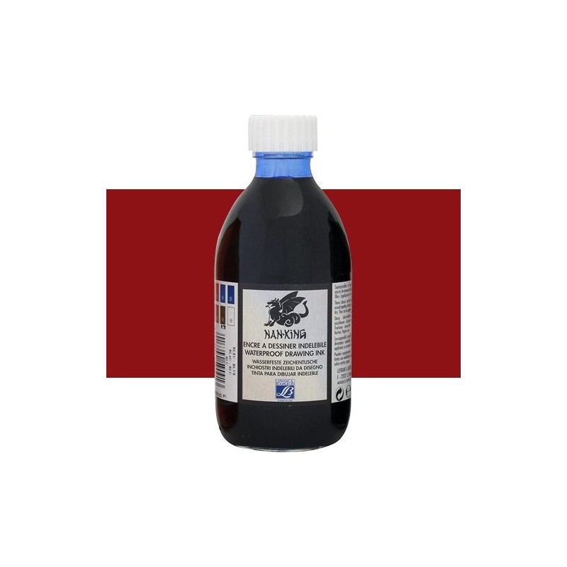 Chinese Drawing Ink Burnt Sienna Lefranc, 250 ml.