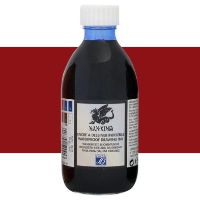 Chinese Drawing Ink Burnt Sienna Lefranc, 250 ml.