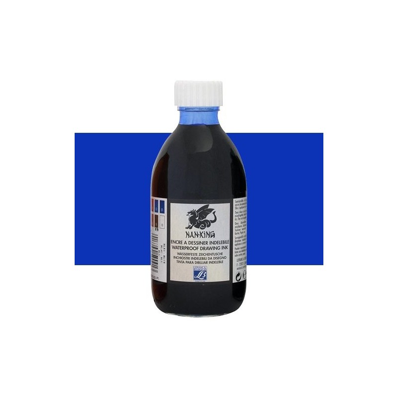 Chinese Drawing Ink Blue Lefranc, 250 ml.
