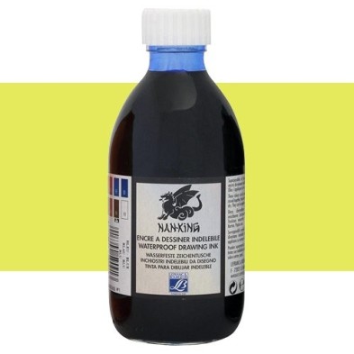 Chinese Drawing Ink Yellow Lefranc, 250 ml.