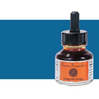 Fine art shop - Drawing ink Prusian blue 318, 30 ml. with dropper Sennelier  | totenart.com 