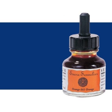 Fine art shop - Drawing ink Dark ultramarine 315, 30 ml. with dropper Sennelier  | totenart.com 