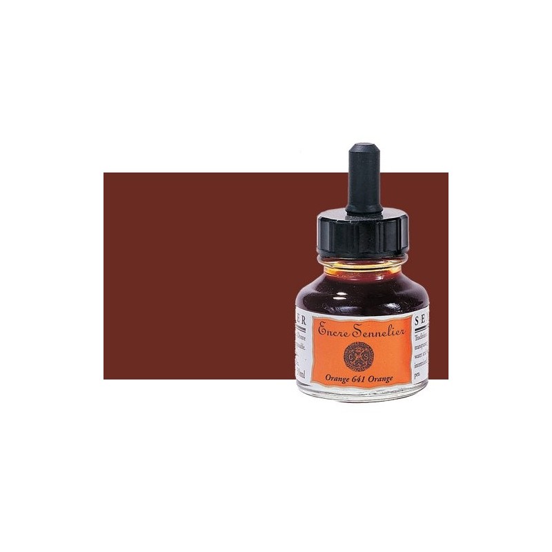Fine art shop - Drawing ink Bistre 449, 30 ml. with dropper Sennelier  | totenart.com 