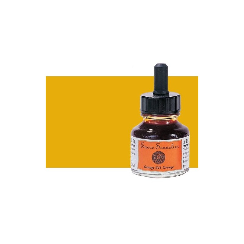 Fine art shop - Drawing ink Siena 223, 30 ml. with dropper Sennelier  | totenart.com 