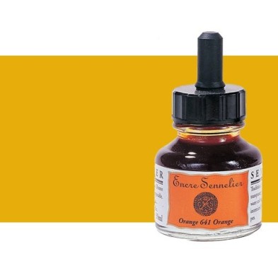 Fine art shop - Drawing ink Siena 223, 30 ml. with dropper Sennelier  | totenart.com 