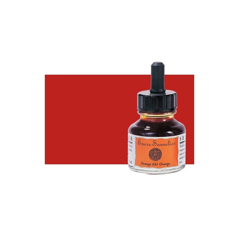 Fine art shop - Drawing ink Sanguine 270, 30 ml. with dropper Sennelier  | totenart.com 