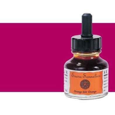Fine art shop - Drawing ink Purple 667, 30 ml. with dropper Sennelier  | totenart.com 