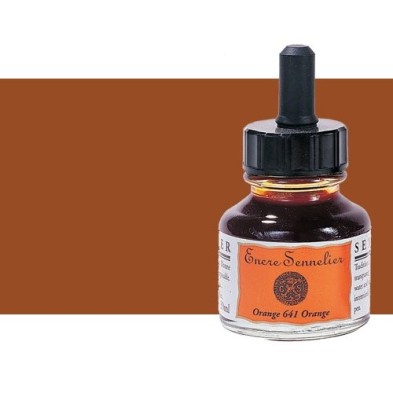 Fine art shop - Drawing ink Sepia 438, 30 ml. with dropper Sennelier  | totenart.com 