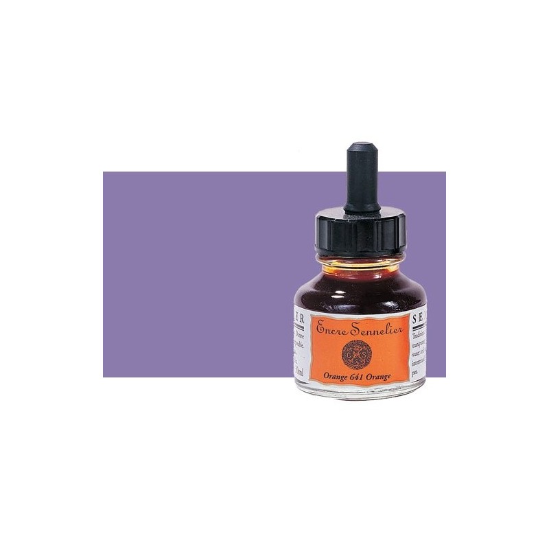 Fine art shop - Drawing ink Violet 901, 30 ml. with dropper Sennelier  | totenart.com 