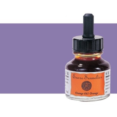 Fine art shop - Drawing ink Violet 901, 30 ml. with dropper Sennelier  | totenart.com 