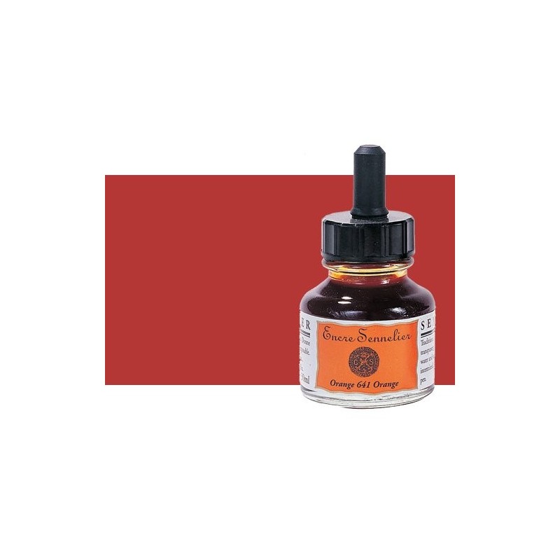 Fine art shop - Drawing ink Reddish brown 405, 30 ml. with dropper Sennelier  | totenart.com 