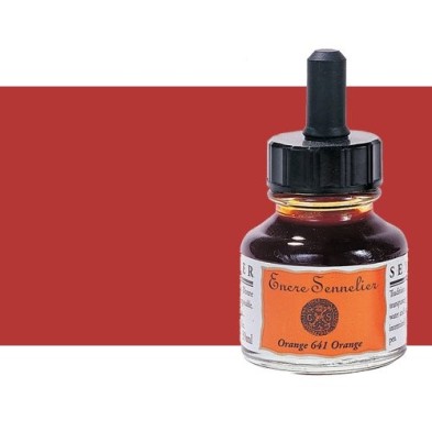 Fine art shop - Drawing ink Reddish brown 405, 30 ml. with dropper Sennelier  | totenart.com 
