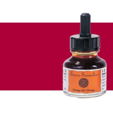 Fine art shop - Drawing ink Carmine 635, 30 ml. with dropper Sennelier  | totenart.com 