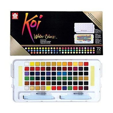 Fine art shop - Pocket Box 72 watercolor tablets Sakura | totenart.com