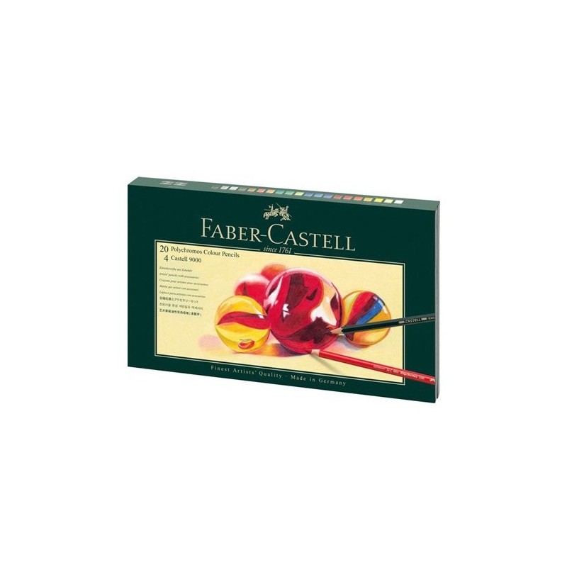  Fine art shop - Mixed Media gift set: Polychromos + Castell 9000 | totenart.com