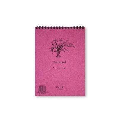  Fine art shop - Drawing pad with spiral 60 sheets, A4, 120 g, without acids SM.LT | totenart.com