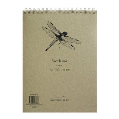  Fine art shop - Pad with spiral, 70 sheets, 80 gr., 21x15 cm., SM.LT | totenart.com