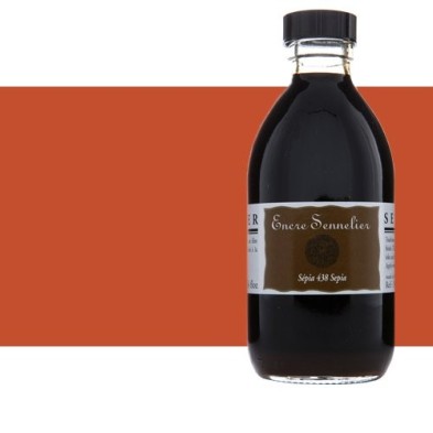 Fine art shop - Drawing ink Burnt sienna 211, 250 ml. Sennelier  | totenart.com 