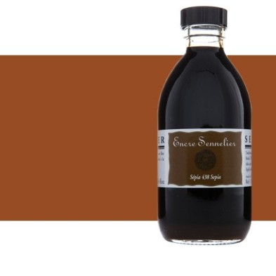 Fine art shop - Drawing ink Sepia 438, 250 ml. Sennelier  | totenart.com 
