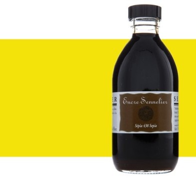 Fine art shop - Drawing ink bright yellow 521, 250 ml. Sennelier  | totenart.com 