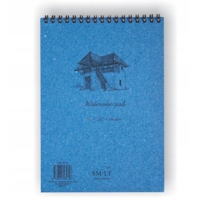  Fine art shop - Watercolor block with spiral, 35 sheets, 280 gr., A4, SM.LT | totenart.com