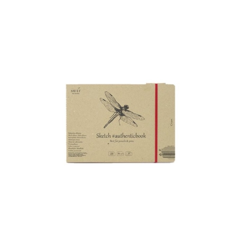  Fine art shop - Sketch Block Cream rubber, 36 sheets, 80 gr., 245x176 mm, SM.LT | totenart.com